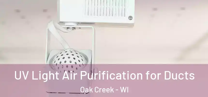  UV Light Air Purification for Ducts Oak Creek - WI